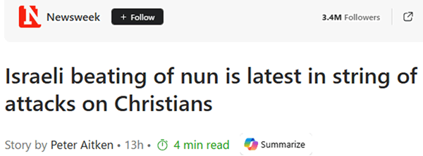 attacks on Christians